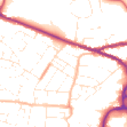 Daytime road noise heatmap for SN14 0AA