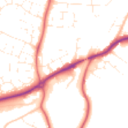 Daytime road noise heatmap for SN14 0AD