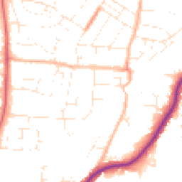 Daytime road noise heatmap for SN14 0AL