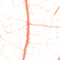 Daytime road noise heatmap for SN14 0BB