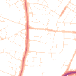 Daytime road noise heatmap for SN14 0BG