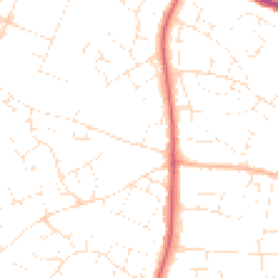 Daytime road noise heatmap for SN14 0DQ