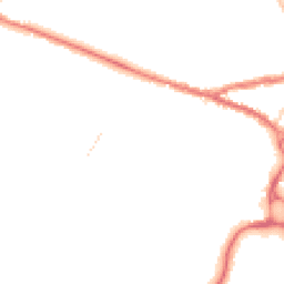 Night-time road noise heatmap for SN14 0DZ
