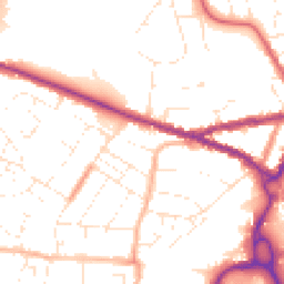 Daytime road noise heatmap for SN14 0ET