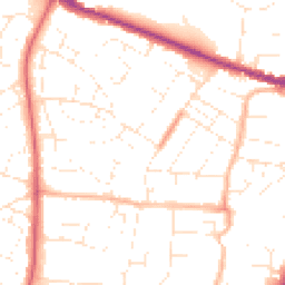 Daytime road noise heatmap for SN14 0HN