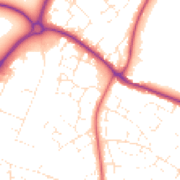 Daytime road noise heatmap for SN14 0JT