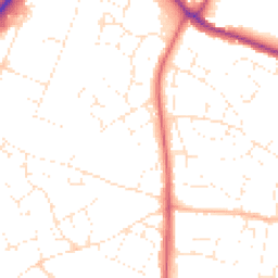 Daytime road noise heatmap for SN14 0LN