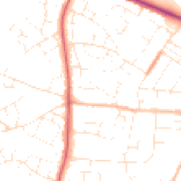 Daytime road noise heatmap for SN14 0TU