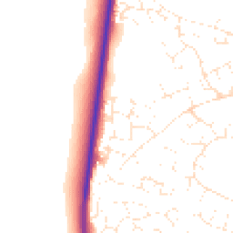 Daytime road noise heatmap for SN14 0UT