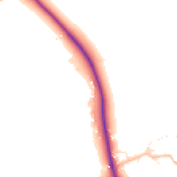 Daytime road noise heatmap for SN14 6AZ