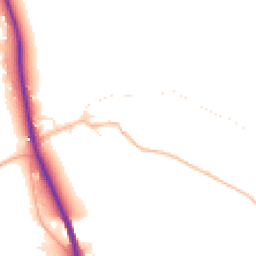 Daytime road noise heatmap for SN14 6DB