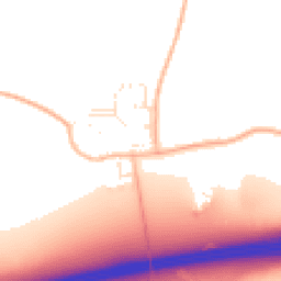 Daytime road noise heatmap for SN14 6DT
