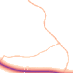 Daytime road noise heatmap for SN14 6LL
