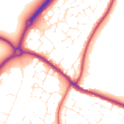 Daytime road noise heatmap for SN14 6QD