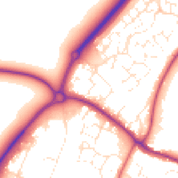 Daytime road noise heatmap for SN14 6RQ
