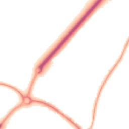 Night-time road noise heatmap for SN14 6YG