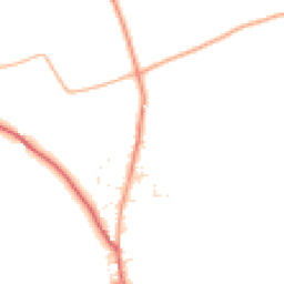 Daytime road noise heatmap for SN14 7FA