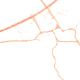 Daytime road noise heatmap for SN14 8DH
