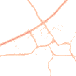 Daytime road noise heatmap for SN14 8DZ