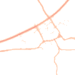 Daytime road noise heatmap for SN14 8EE