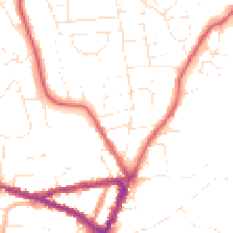Daytime road noise heatmap for SN15 1AH
