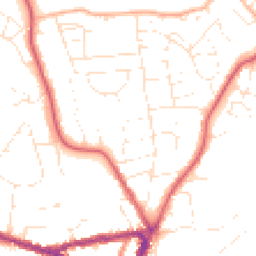 Daytime road noise heatmap for SN15 1AL