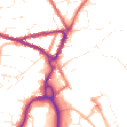Daytime road noise heatmap for SN15 1EQ