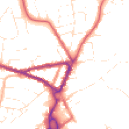 Daytime road noise heatmap for SN15 1LU
