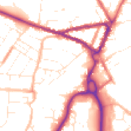 Daytime road noise heatmap for SN15 1UA