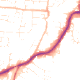 Daytime road noise heatmap for SN15 2BJ
