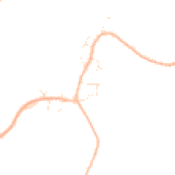 Daytime road noise heatmap for SN15 2EP