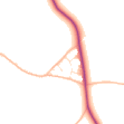 Daytime road noise heatmap for SN15 2HG