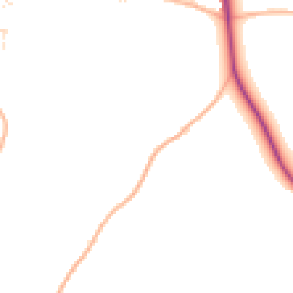Daytime road noise heatmap for SN15 2HX