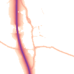 Daytime road noise heatmap for SN15 2LQ