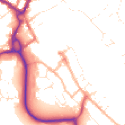 Daytime road noise heatmap for SN15 3HJ