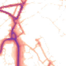 Daytime road noise heatmap for SN15 3JP