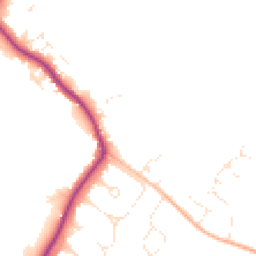 Daytime road noise heatmap for SN15 4AB