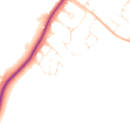 Daytime road noise heatmap for SN15 4EB