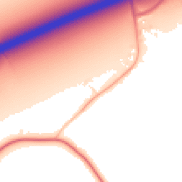 Daytime road noise heatmap for SN15 4HJ