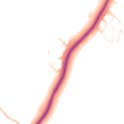 Daytime road noise heatmap for SN15 4QL