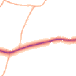 Daytime road noise heatmap for SN15 5BX