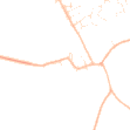 Daytime road noise heatmap for SN4 0DA