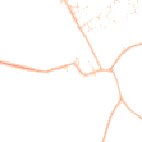 Daytime road noise heatmap for SN4 0DA