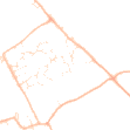 Daytime road noise heatmap for SN4 0EN
