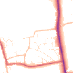 Daytime road noise heatmap for SN4 0NP