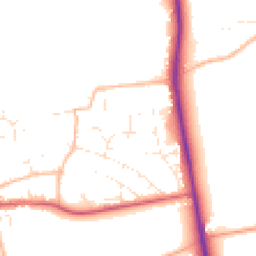 Daytime road noise heatmap for SN4 0NU