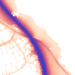 Daytime road noise heatmap for SN4 0SN