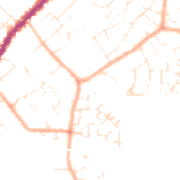 Daytime road noise heatmap for SN4 7GD