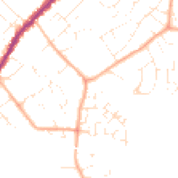 Daytime road noise heatmap for SN4 7GF