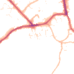 Daytime road noise heatmap for SN4 9DG
